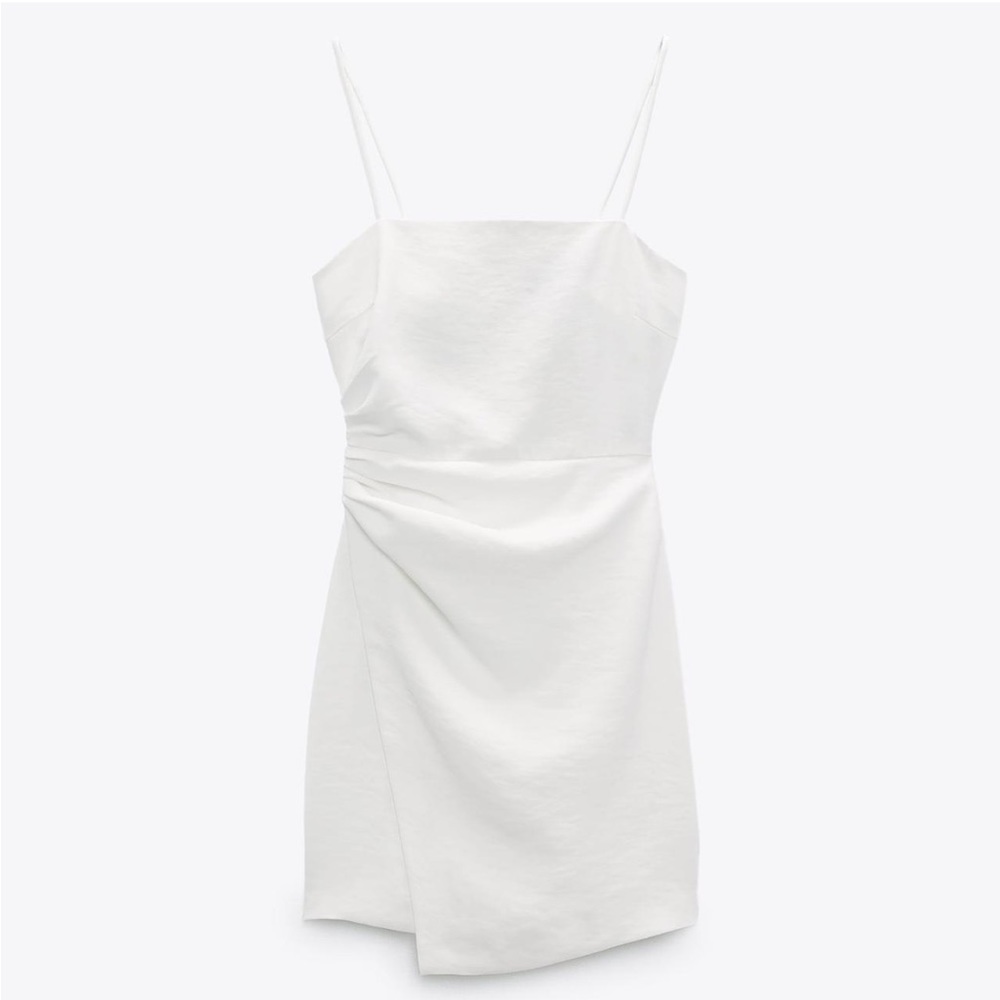 Zara white mini dress NWT size medium